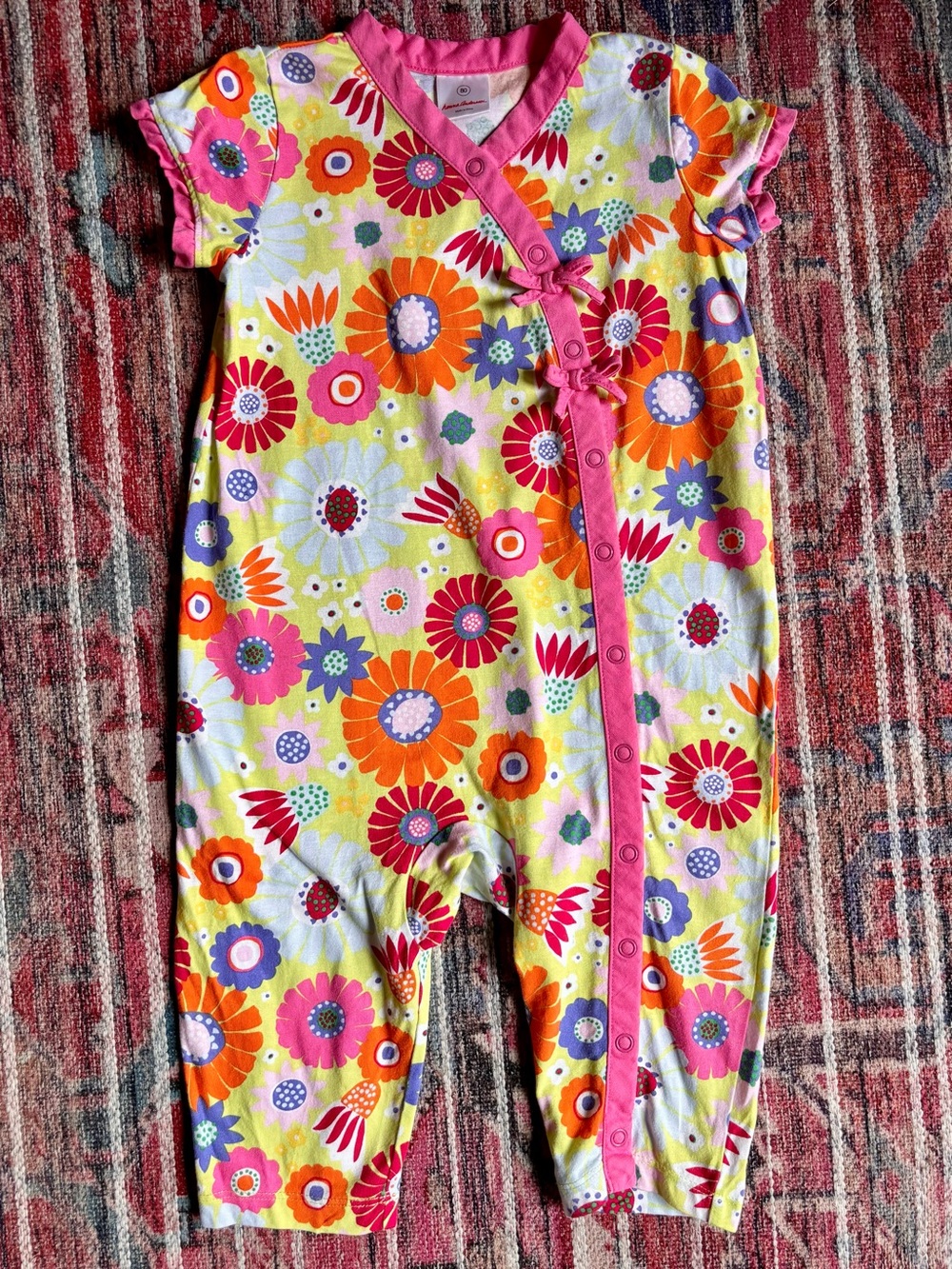 Hanna Andersson 18-24m Colorful Cotton Romper